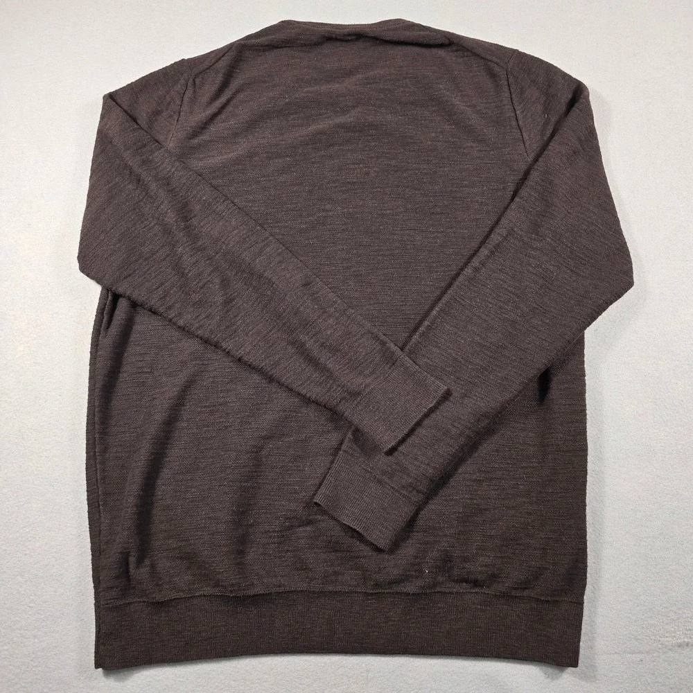 Red Ale Mens XL‎ Brown Sweater Pullover Crew Neck 100% Cotton Long Sleeve